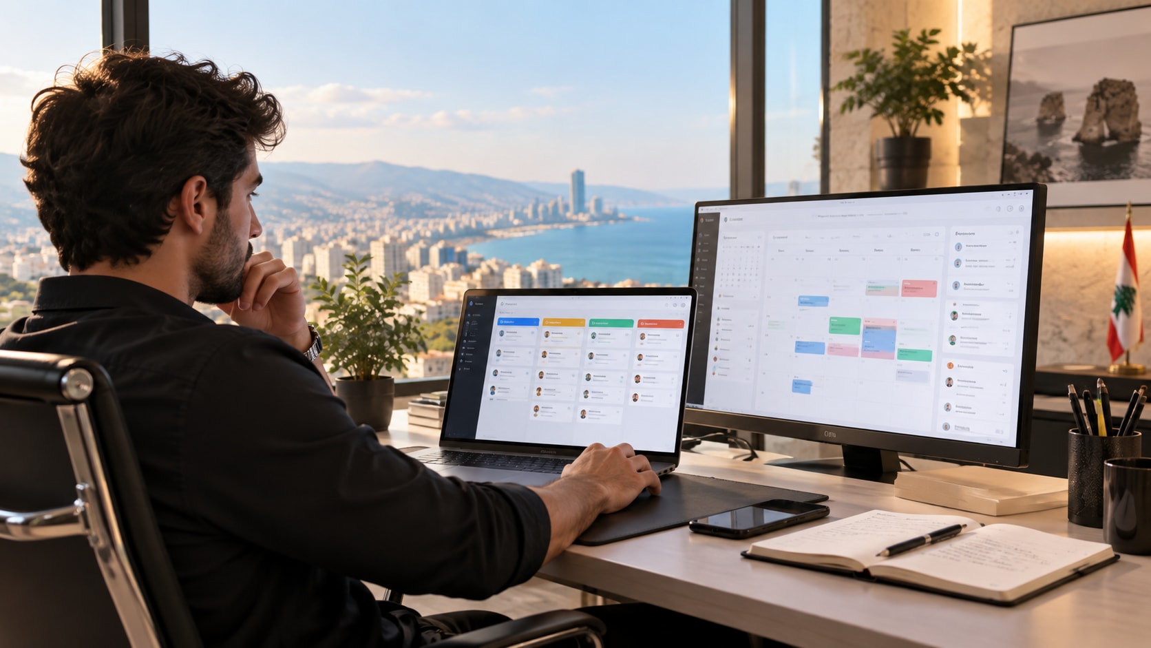Planning connected workflows and customer follow-up