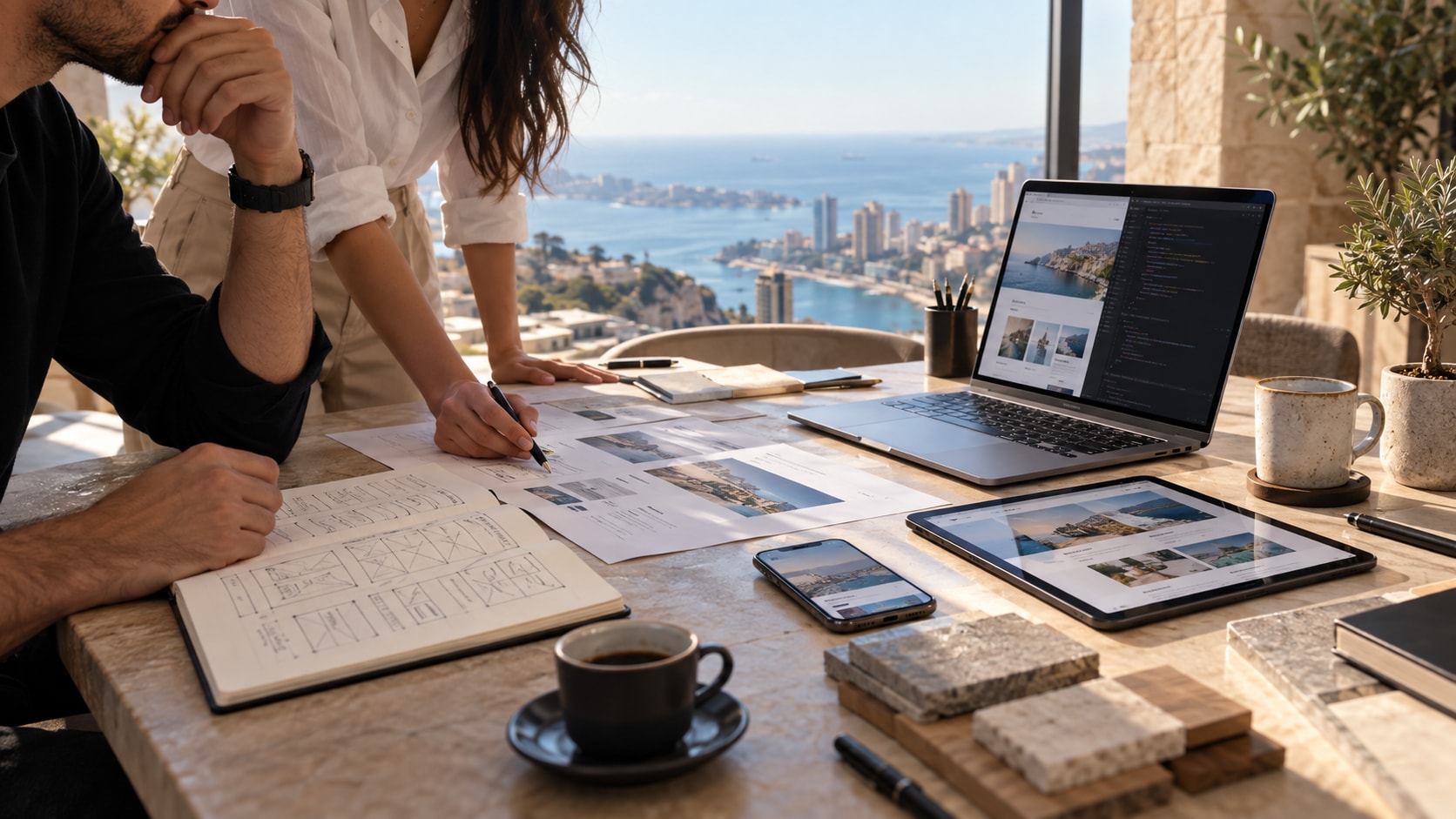 Planning a digital product from sketches to development